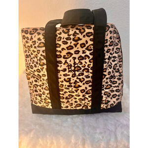 Lauren Ralph Lauren Leopard Print Tote bag- Medium Size Travel Shopper bag